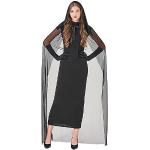 Déguisements de sorcière de soirée noirs Taille XL look fashion pour femme 