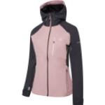 Vestes de ski Dare 2 be roses en taffetas imperméables respirantes col montant à col montant look fashion pour femme 