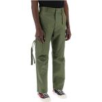 Pantalons en cuir verts en cuir Taille XL look casual 
