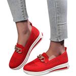 Chaussures de running de mariage saison été rouges imperméables à bouts ouverts à scratchs look casual pour garçon 