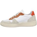 Date Sneakers Court 2.0 Cuir Velours Femme White B