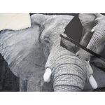 Couvertures à motif éléphants 