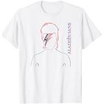 T-shirts à imprimés blancs David Bowie Taille S classiques pour homme 