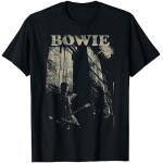 T-shirts noirs David Bowie Taille S classiques pour homme 