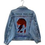 Vestes bleues en denim David Bowie lavable en machine Taille XL 