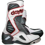 Daytona Evo Voltex GTX Gore-Tex Bottes de moto imperméables, noir-blanc-rouge, taille 39