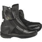 Chaussures noires en liège en gore tex en cuir imperméables à fermetures éclair Pointure 35 avec un talon entre 5 et 7cm look sportif 