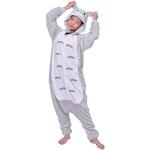 D'BOON Adultes Enfants Totoro Onesie Animal Pyjama Une pièce vêtements de Nuit Cosplay Costume(Fit Hauteur(155-164cm))