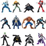 DC Comics, BATMAN, Mini-figurines à l'échelle 5 cm à collectionner dans une boîte surprise (les personnages et les styles peuvent varier)