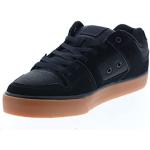 Chaussures de skate  DC Shoes Pure noires légères Pointure 45,5 look Skater pour homme 