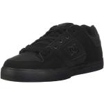 Baskets à lacets DC Shoes Pure noires en caoutchouc à lacets Pointure 42 look casual pour homme en promo 