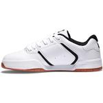 Chaussures de sport DC Shoes Central blanches en caoutchouc Pointure 42 look fashion pour homme 