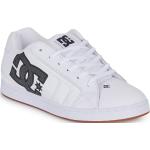 Chaussures de skate  DC Shoes Net blanches Pointure 46,5 avec un talon jusqu'à 3cm look Skater pour homme 