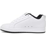 Chaussures de skate  DC Shoes Graffik blanches légères Pointure 47 look Skater pour homme en promo 