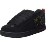 Chaussures de skate  DC Shoes Graffik noires en nubuck légères Pointure 55 pour homme 