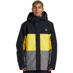 Vestes de ski jaunes en taffetas look color block pour homme 