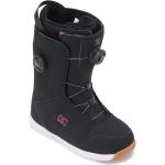 Boots de snowboard DC Shoes Phase noires dures à laçage BOA en promo 