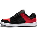 Chaussures de skate  DC Shoes rouges en fil filet Pointure 44 look fashion pour homme en promo 