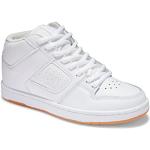 Chaussures de skate  DC Shoes blanches en cuir Pointure 38,5 look fashion pour femme 