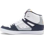 Chaussures de skate  DC Shoes Pure blanches en fil filet Pointure 42,5 look fashion pour homme 