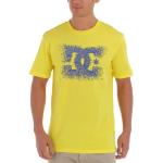 T-shirts à imprimés DC Shoes jaunes en coton Taille S look fashion pour homme 