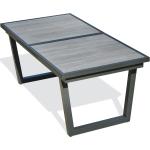 Tables de jardin DCB Garden gris anthracite en aluminium 10 places 