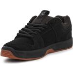 Baskets DC Shoes noires en fil filet en cuir Pointure 43 look fashion pour homme en promo 