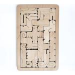 Puzzles en bois en bois à motif animaux Saw 