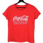 T-shirts à imprimés rouges en coton Coca Cola Taille M pour femme 