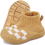 Chaussures premiers pas jaunes respirantes Pointure 18,5 look fashion pour bébé 
