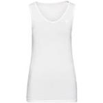 T-shirts col V Odlo blancs à col en V Taille XS pour femme en promo 