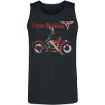 Débardeur de Van Halen - Pinup Motorcycle - S à 3XL - pour Homme - noir