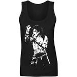 T-shirts à imprimés Flip noirs en coton Michael Jackson Taille M look fashion pour femme 