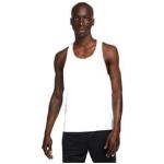 Débardeurs de sport Nike blancs en fil filet Taille XL pour homme en promo 