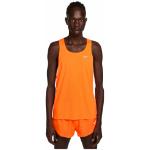 Maillots de running Nike orange en fil filet respirants lavable en machine Taille S pour homme en promo 