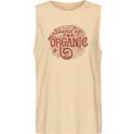 Patagonia Root Revolution Organic Muscle T-Shirt Femme Beige