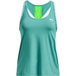 Vêtements de sport Under Armour Knockout turquoise en polyester à galons respirants Taille S look fashion pour femme 