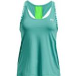 Vêtements de sport Under Armour Knockout turquoise en polyester à galons respirants Taille XS look fashion pour femme 