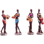Statuettes africaines en résine à motif Afrique de 20 cm style ethnique en promo 