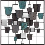 Déco murale formes géométriques trapèzes Noir - Atmosphera