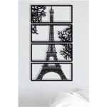 Tableaux noirs en bois Ornement Tour Eiffel modernes 