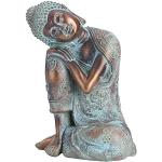 Statuettes en bronze en résine à motif Bouddha 