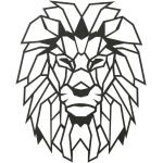 Plaques de porte Paris Prix noires en métal à motif lions en promo 
