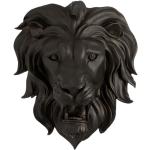 Plaques de porte Paris Prix noires en résine à motif lions modernes en promo 