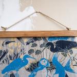 Tableaux sur toile bleu marine Oiseaux made in France bord de mer 