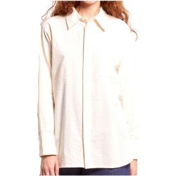 DEDICATED - Women's Shirt Kosta Seersucker - Chemisier - XS - off-white