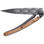Couteaux de poche Deejo gris acier en acier modernes 