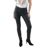 Pantalons skinny Deeluxe noirs enduits Taille S look fashion pour femme 