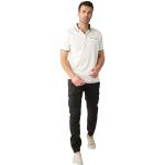 Polos Deeluxe blancs en jersey Taille L look fashion pour homme 