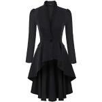 Vestes vintage noires respirantes Taille XL steampunk pour femme 